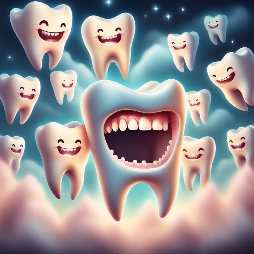 What it means when you dream of teeth and teeth